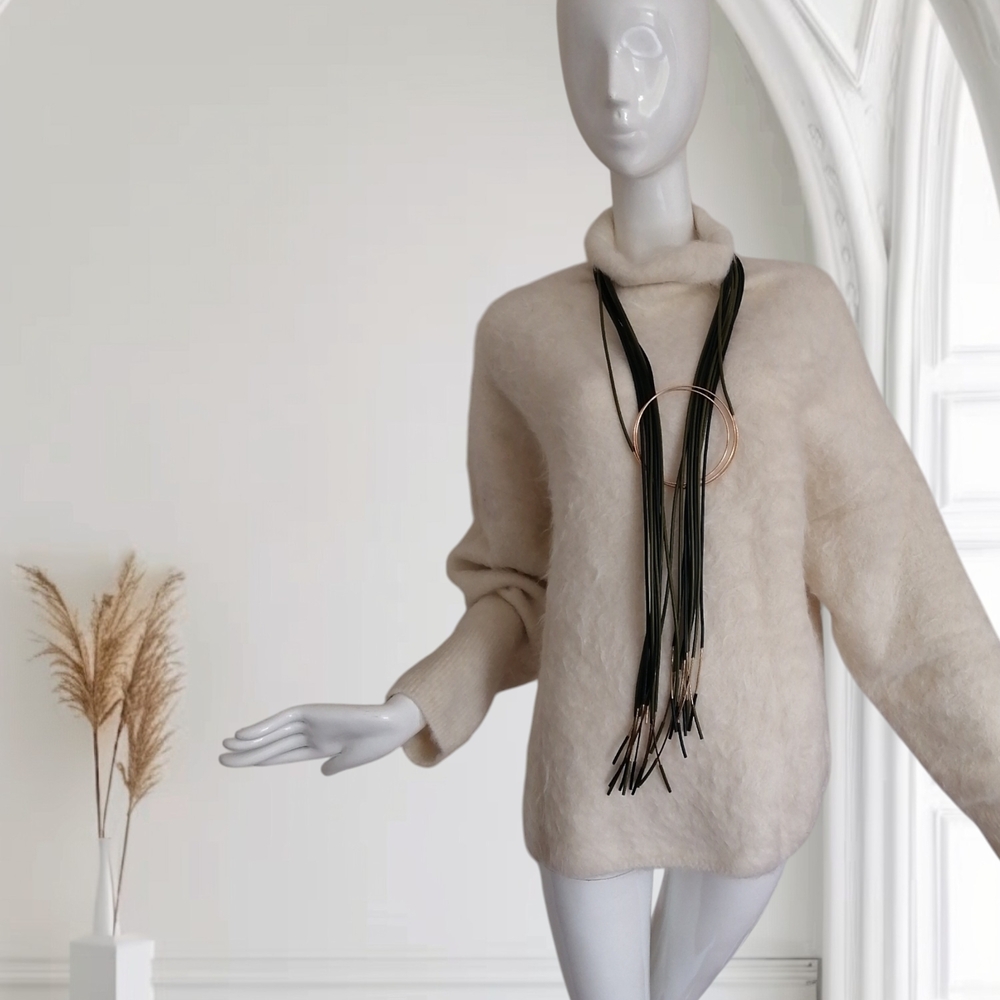 Marciano Soft Cream Turtleneck Sweater